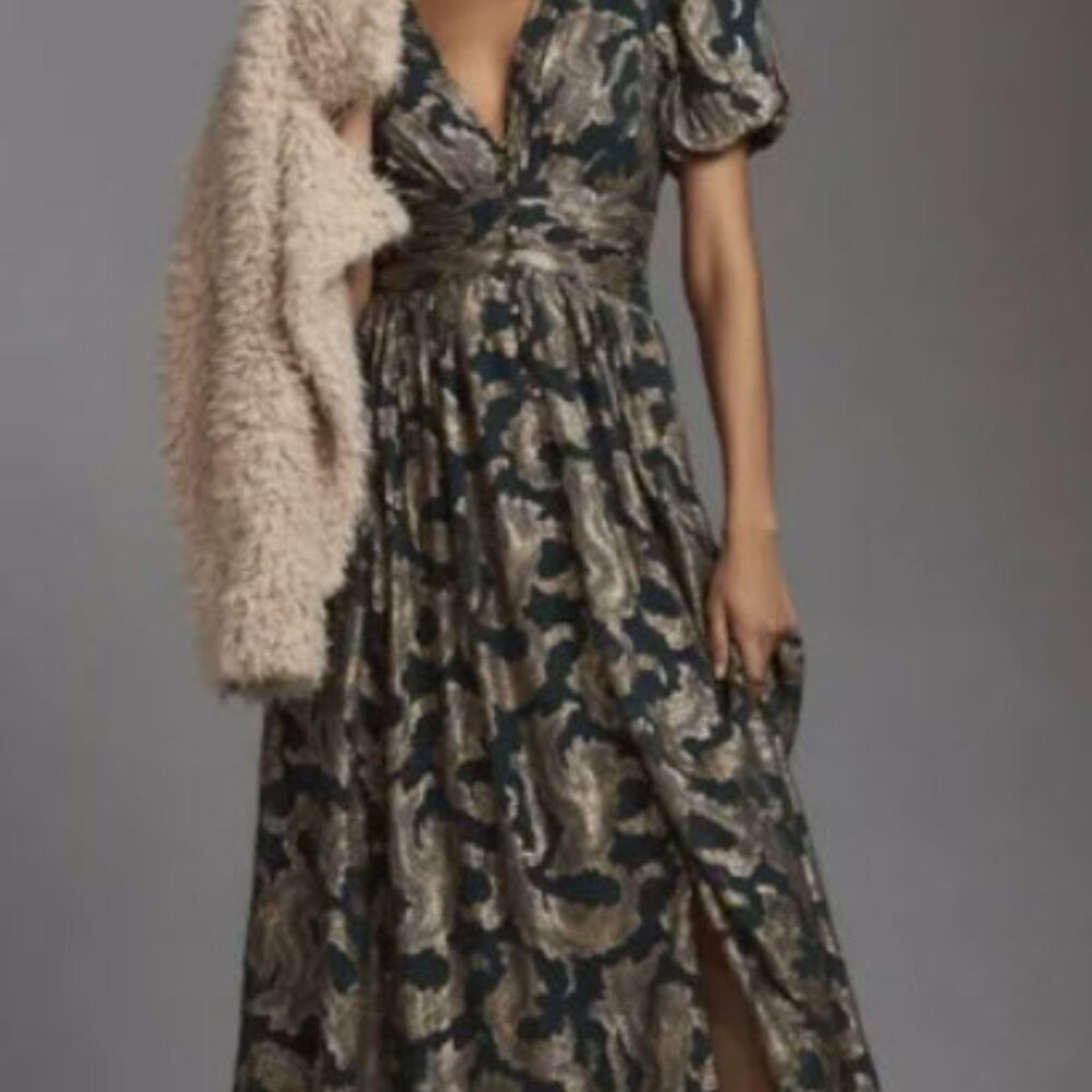 Anthropologie Katerina Button Front Midi Dress.  NWT Plus Size US 26 - Picture 5 of 13